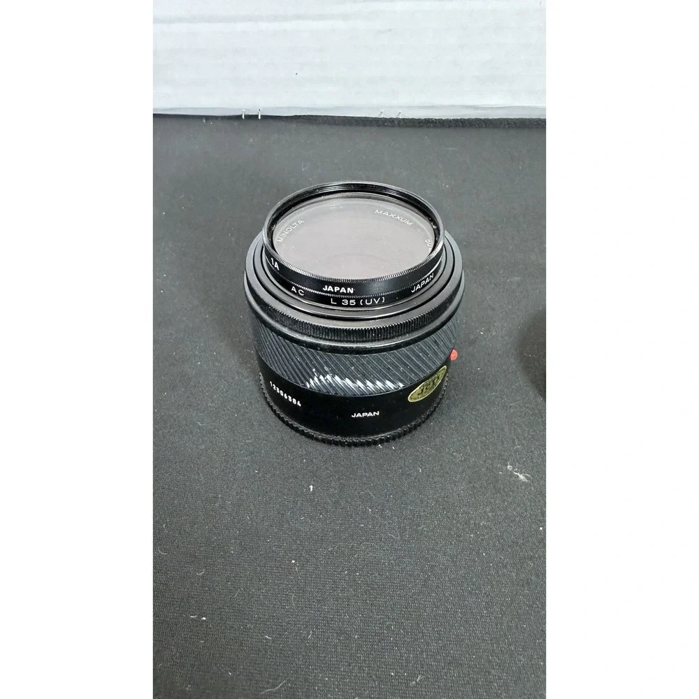 Minolta Maxxum AF Lens Bundle - 50mm Prime & 70-210mm f4 Beercan Zoom Set Hood